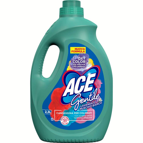 2x ACE Gentile Duftflasche, 2,3 l Flüssigkeiten & Düfte italienisch Original BESCHÄDIGTES ETIKETT