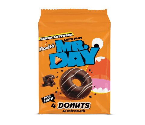 ACE+ Kategorien 12x Mr.Day Donuts al Cioccolato Schokoladen-Donuts 200g