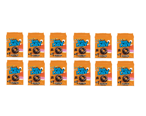 ACE+ Kategorien 12x Mr.Day Donuts al Cioccolato Schokoladen-Donuts 200g