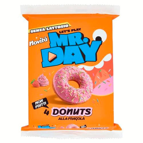 ACE+ Kategorien 12x Mr.Day Donuts Alla Fragola Erdbeer-Donuts 200g