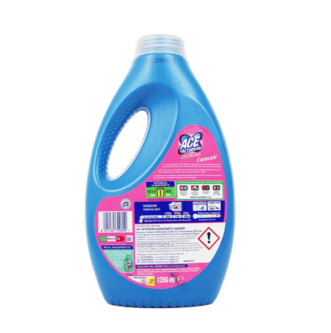 Dixan Waschmittel ACE Detersivo Igienizzante COLORATI Liquido detersivo lavatrice Flüssigwaschmittel  1350ml