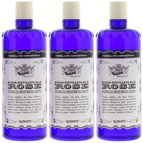 Acqua alle Rose Rosenwasser Tonic Erfrischend 300 ml 3x italienisch Original