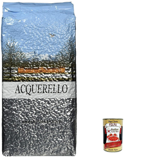 Acquerello Reis Carnaroli Risotto Reis, 1 Jahr gealtert, 2,5 kg VAKUUM+ Italian Gourmet polpa 400g 819403000230
