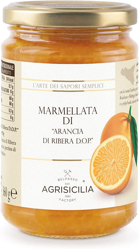 Agrisicilia Konfitüren Agrisicilia Marmellata di Arancia di Ribera Dop - Ribera Dop Orangenmarmelade 6x 360 G 8017139102620