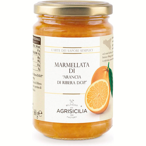 Agrisicilia Marmellata di Arancia di Ribera Dop Ribera Dop Orangenmarmelade 6x360g Original italienisch Aufstrich