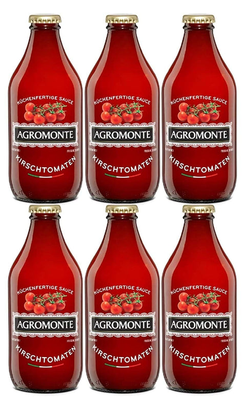 Agromonte Salsas Salsa di Pomodorino Ciliegino (6 x 330g) 8032817240319
