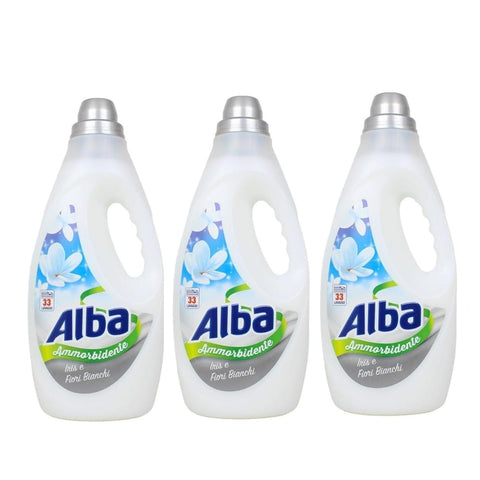 Alba AmmorbidenteWeichspüler Flüssiger Weichspüler 3x Alba Ammorbidente,Weichspüler Iris und Weiße Blumen, 33 Wäschen, 1850ml Produkt mit beschädigtem Etikett SONDERANGEBOT 8032804040014