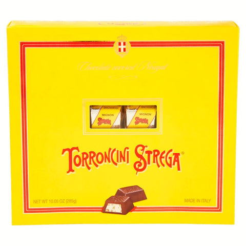 Alberti Strega TORRONCINI STREGA MIGNON 32 PEZZI MIGNON STREGA NOUGAT 285G + 32 STÜCK italienisch Original