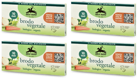 Alce Nero Brühe Alce Nero: Bio-Bouillonwürfel "Brodo Vegetale", 10 g, je 4 Stück 8009004810167