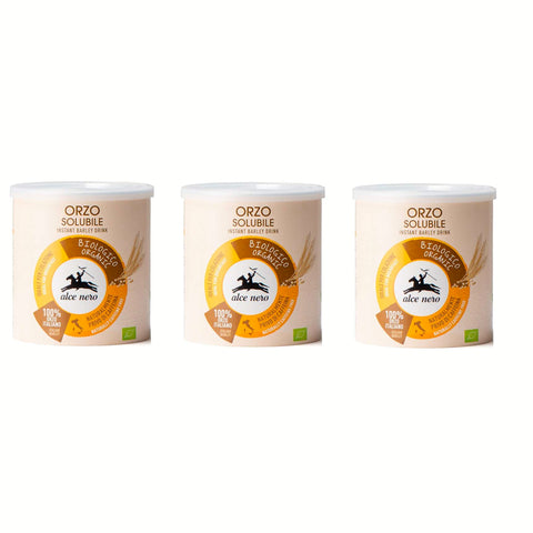 Alce Nero Orzo Solubile Biologico Lösliche Gerste Bio Produkt 125 g Kaffeeersatz 100% italienische Gerste organic product italienisch Original