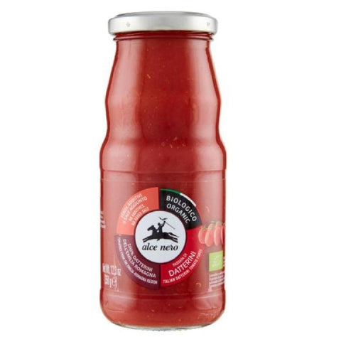 Alce Nero Passata di pomodori datterini biologica Bio-Datterini-Tomatenpassata 12 x 350 g