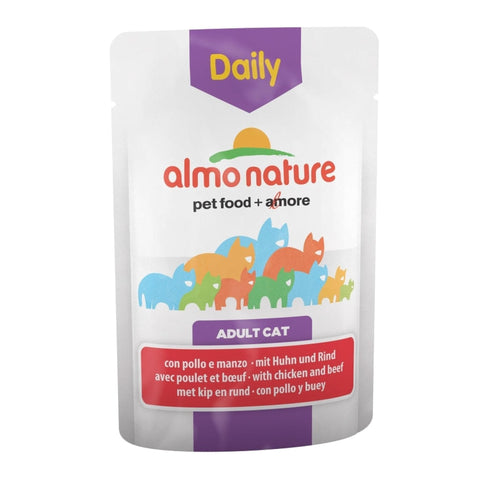 almo nature Nassfutter Almo Nature Daily Menu Huhn & Rind 70g 8001154121964