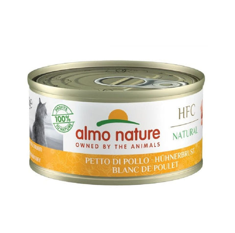 Almo nature Produkte für Haustiere 24x Almo nature classic petto di pollo umido gatto Katzenfutter 70gr 8001154007541