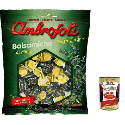 Ambrosoli Knabberartikel Ambrosoli Caramelle Balsamiche al Miele Honig Balsamico Bonbons sweets 3x 135g italienisch Original 8006450022380