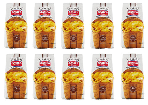 Amica Chips 10x Amica Chips Eldorada Come una Volta Kartoffelchips dicker und knuspriger Schnitt 130g glutenfreie Kartoffel chips 8008714000868