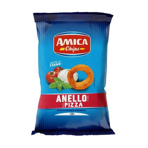 Amica Chips Chips Amica Chips Anello Pizza 125gr 8008714006358
