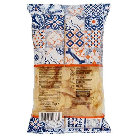 Amica chips Chips Amica chips Sapore di sale Grigliata 50% di sale Gegrillte Kartoffelchips 50% Salz 3x 175 g italienisch Original 8008714003760