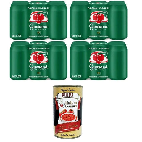 Antarctica Guarana Energy Drinks Antarctica Guarana Original italienisch do Brasil Original Guarana aus Brasilien Erfrischungsgetränk mit unvergesslichem Geschmack 24x33cl italienisch inkl. Italian Gourmet Polpa 400g 5601045300022