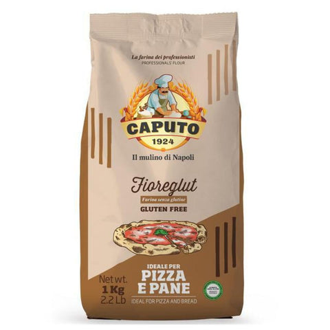 Antimo Caputo Brot 12x Antico Molino Caputo Mehl Farina senza glutine Fioreglut Glutenfrei 1Kg 8014601651969