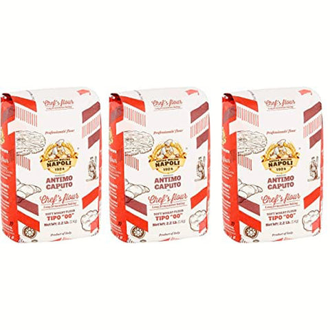 Antimo Caputo Farina Molino Caputo Cuoco chief Pizza Napoli Pizzamehl Pizza Mehl 3x 1kg italienisch Original
