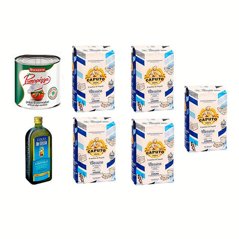 Antimo Caputo Caputo STARTER Kit PIZZA Napoletana margherita Torrente De cecco Olivenöl Original italienisch