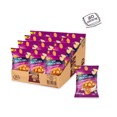 Aperisnack Taralli AperiSnack Bar Cocktail Salatini Mix Weizensnacks Einzelportionsbox 20 Stück x 25 g