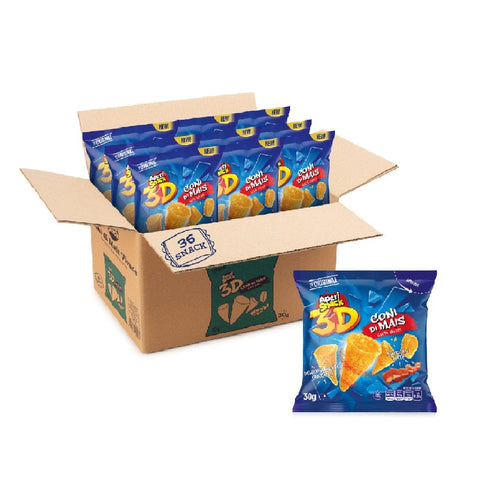 Aperisnack Taralli AperiSnack Coni Mais gusto vivace Einzelportions-Mais-Snackbox 36 Stück x 30 g