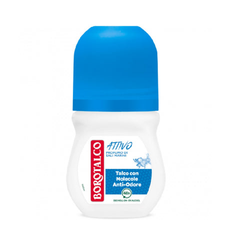 5x Borotalco Deo Roll-On Attivo ai sali marini 50ml SONDERANGEBOT