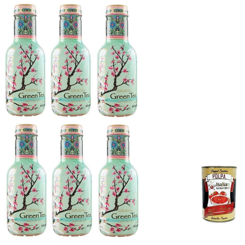 Arizona Eistee Arizona AriZona Original Green Tea with HoneyArizona Grüner Tee mit Honig 500 ml Eistee italienisch 613008730734