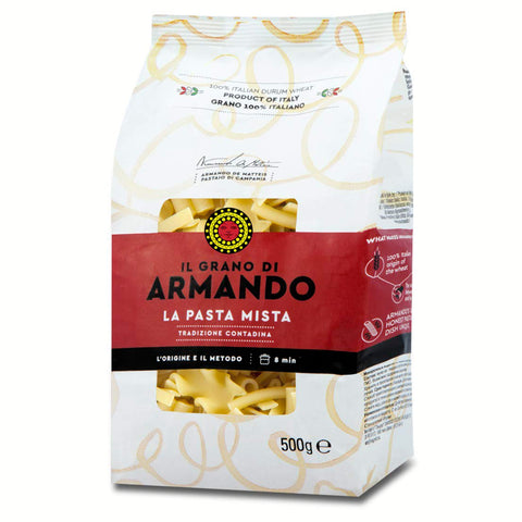 Armando Il Grano Di La Pasta Mista Italienischer Weizen Bronze gezeichnet 100% Italienische Pasta 500 g italienisch Original