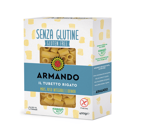 Armando pasta Armando Il Tubetto Rigato senza glutine Italienische glutenfreie Pasta 400g - SONDERANGEBOT 8005709209565
