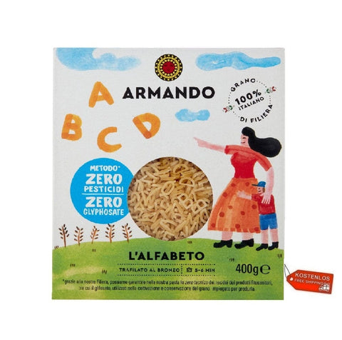 Armando pasta Armando L'alfabeto Pasta-Methode* Null Pestizide 20x350gr 8005709280380