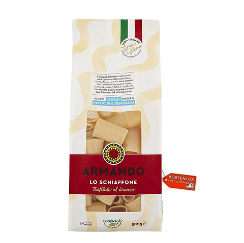 Armando pasta Il Grano Di Armando Lo Schiaffone Weizen Bronze gezeichnet Pasta 6 x 500g 8005709205024
