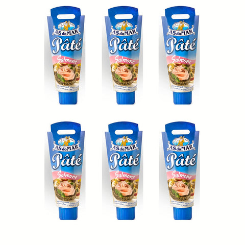 As Do Mar Patè Tonno Salmone Lachs Thunfischcreme Streichfähige 6x100g Original italienisch Feinkost
