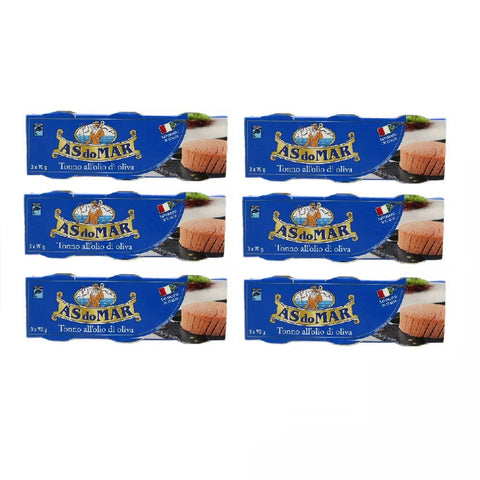 AS do MAR Pastete 6x AS do MAR Tonno all'Olio di Oliva,Thunfisch in Olivenöl 3x70g Dose 8003294880114