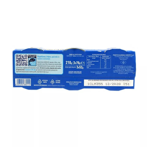 AS do MAR Pastete AS do MAR Tonno all'Olio di Oliva,Thunfisch in Olivenöl 3x70g Dose 8003294880114