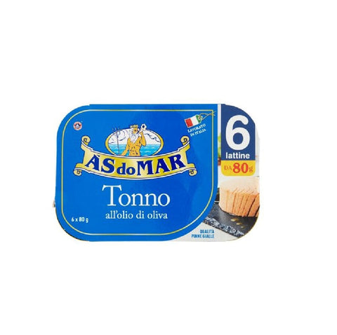AS do MAR Pastete AS do MAR Tonno all'Olio di Oliva,Thunfisch in Olivenöl 6x80g Dose SONDERANGEBOT 8003294850568