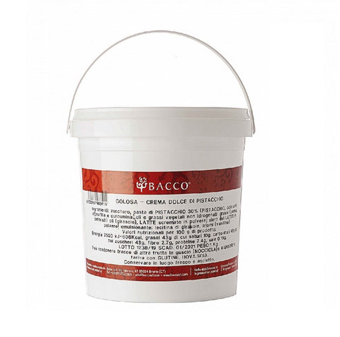 Bacco Pistaziencreme Golosa di Bacco crema di pistacchio Pistaziencreme 1Kg 8033462983415