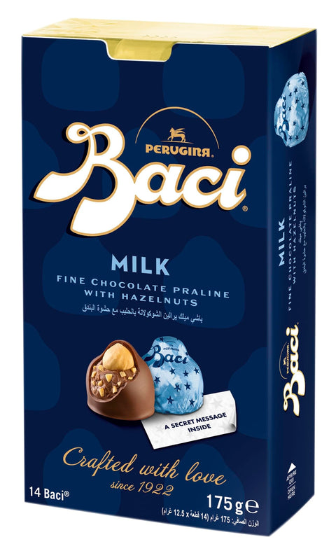 BACI Schokolade Baci Milch Bijou Schokolade, feiner Kakao-Trüffel mit Haselnüssen, 175 g (1er Pack) 8000300389173