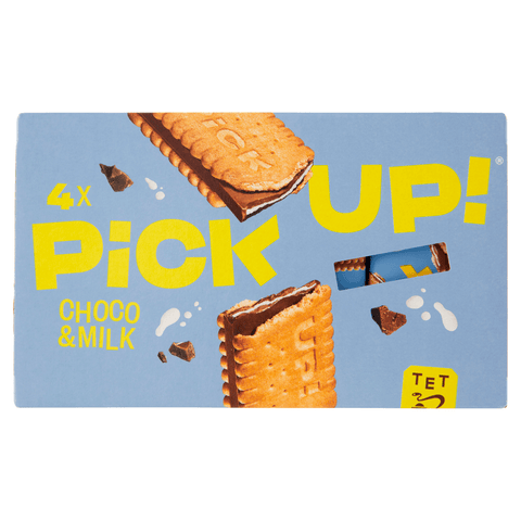 Bahlsen Getreideriegel MHD 01/05/2025 Bahlsen Pick Up! Choco & Milk 128g Keks (4x28g) 4017100272912