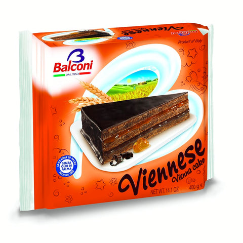 Balconi Kekse Balconi Viennese Schoko & Aprikose Torta Schokolade 400g kuchen Vienna cake Original italienisch 8001585004188