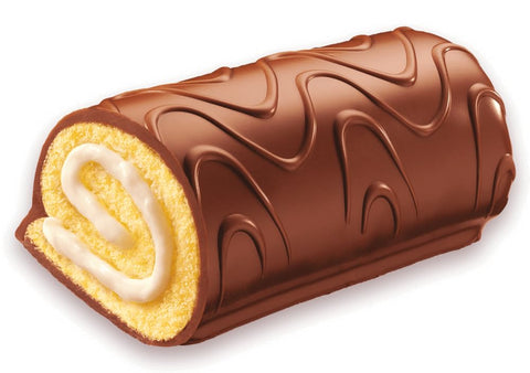 Balconi Knabberartikel 20x Balconi Rollino Latte Milk Mini Kuchen mit Milchcreme mit Schokolade überzogen 222g Original italienisch Snack 8001585001323