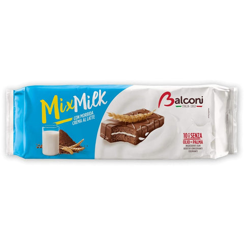 Balconi Party-Mix Balconi Mix Milk Crema al latte e morbido pan di spagna al cioccolato Mix Milch Milchcreme und 15x350gr italienisch Original 8001585001071