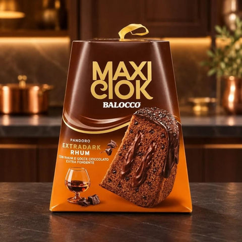 Balocco Brot & Backwaren Balocco Pandoro Extra Dark Rhum 800g + Italian Gourmet polpa 400gr
