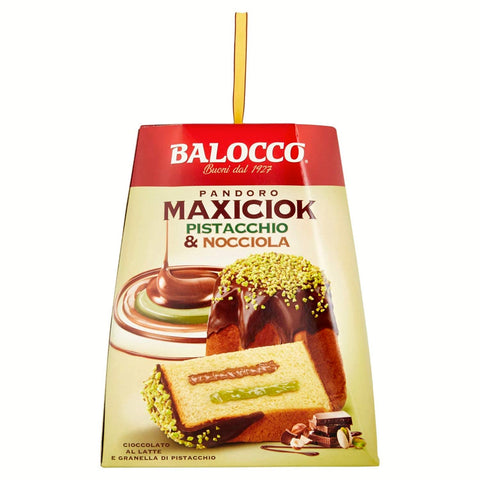 Balocco Pandoro Maxiciok Pistacchio e Nocciola Balocco 800g italienisch Original