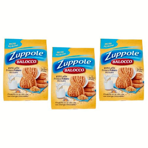 Balocco Zuppole Biscotti con latte fresco italiano e zucchero di canna Kekse mit frischer italienischer Milch und braunem Zucker biscuits cookies 100% Italienische Kekse 700 g italienisch Original