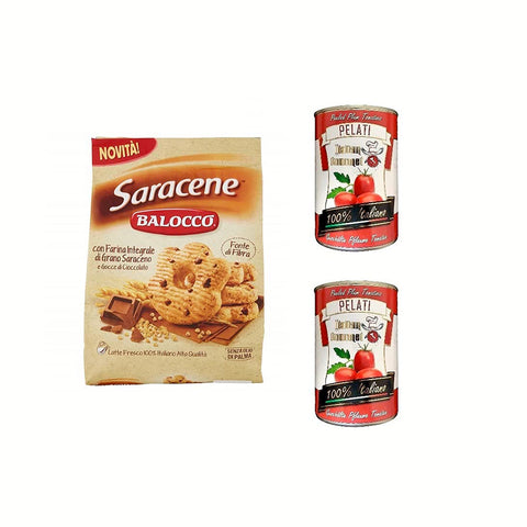 Balocco Saracene Kekse mit Buchweizen und Schokoladenstückchen biscuits cookies 700g italienisch Original