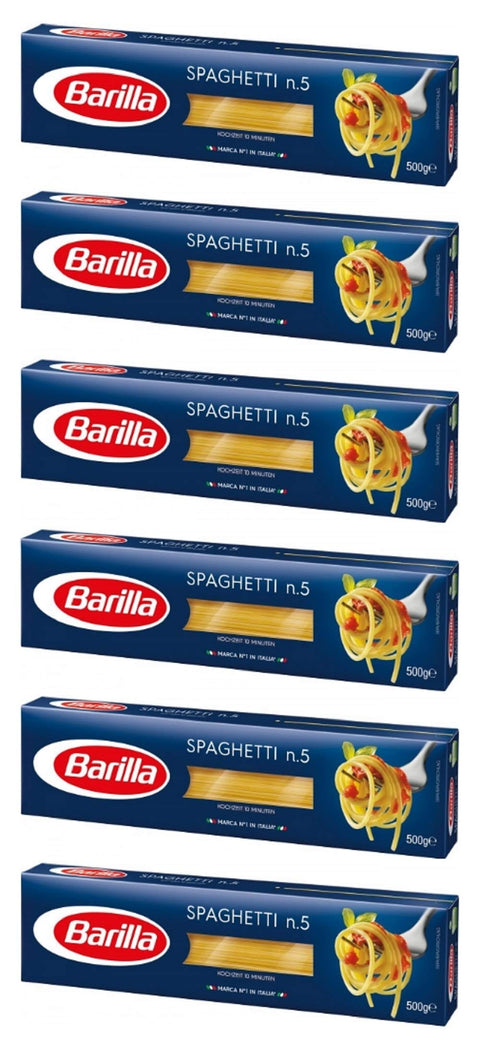 Barilla 0 Barilla Spaghetti n°5 (6 x 500g) 8076800195057