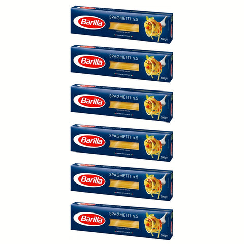 Barilla Spaghetti n°5 ( ) 6 x 500g Original italienisch