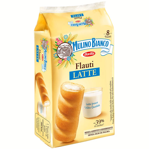 Mulino Bianco Flauti al Latte 8 St. Original italienisch